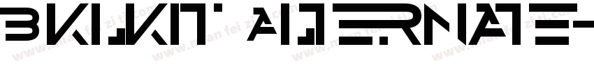bKLKIT aLTERNATE字体转换